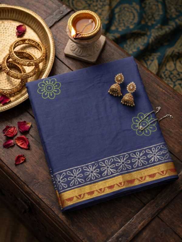 Liva Soft Cotton Designer Saree