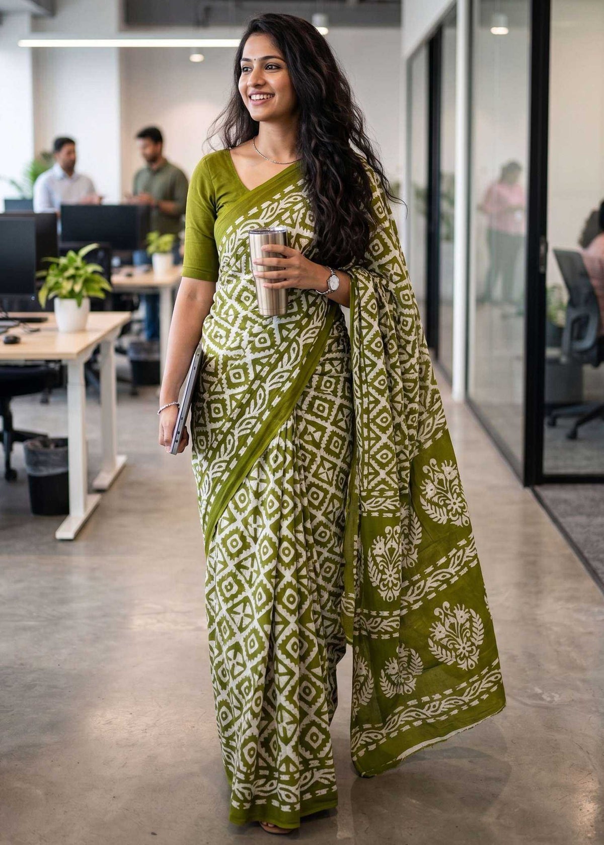 Cotton Printed Saree