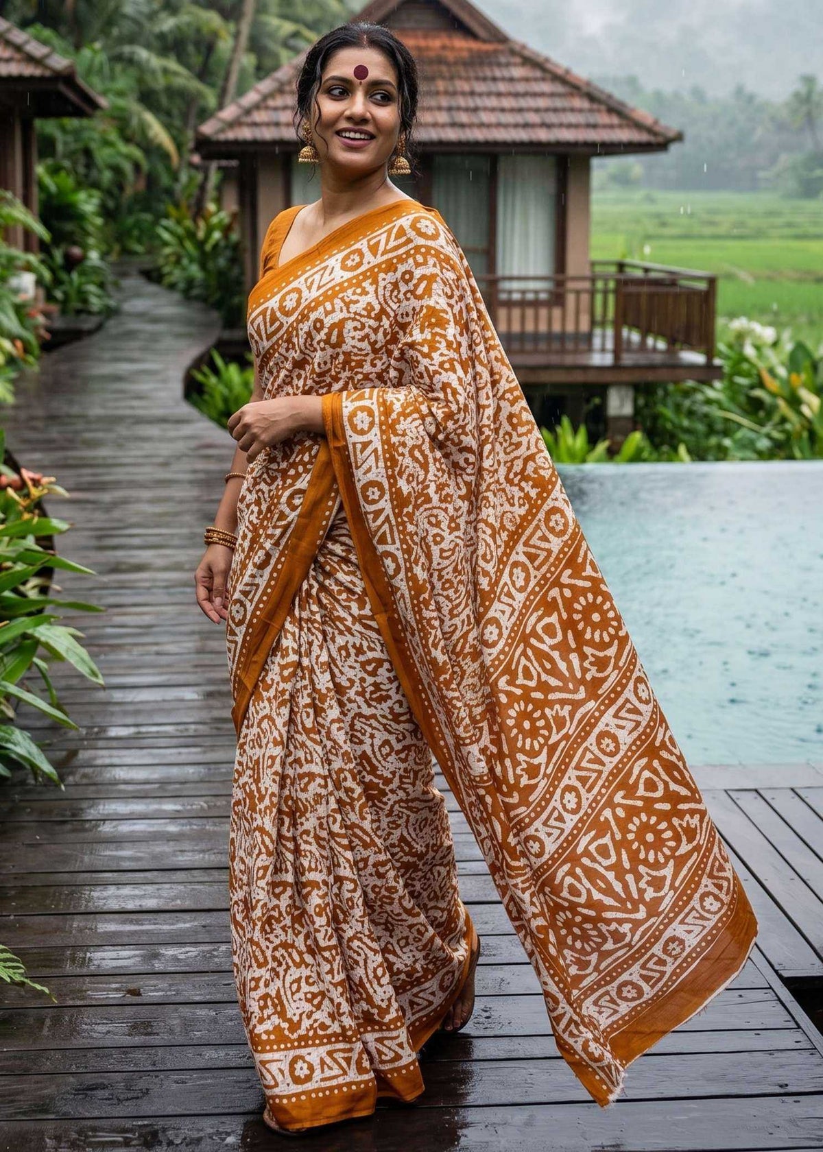 Cotton Party Wear Saree