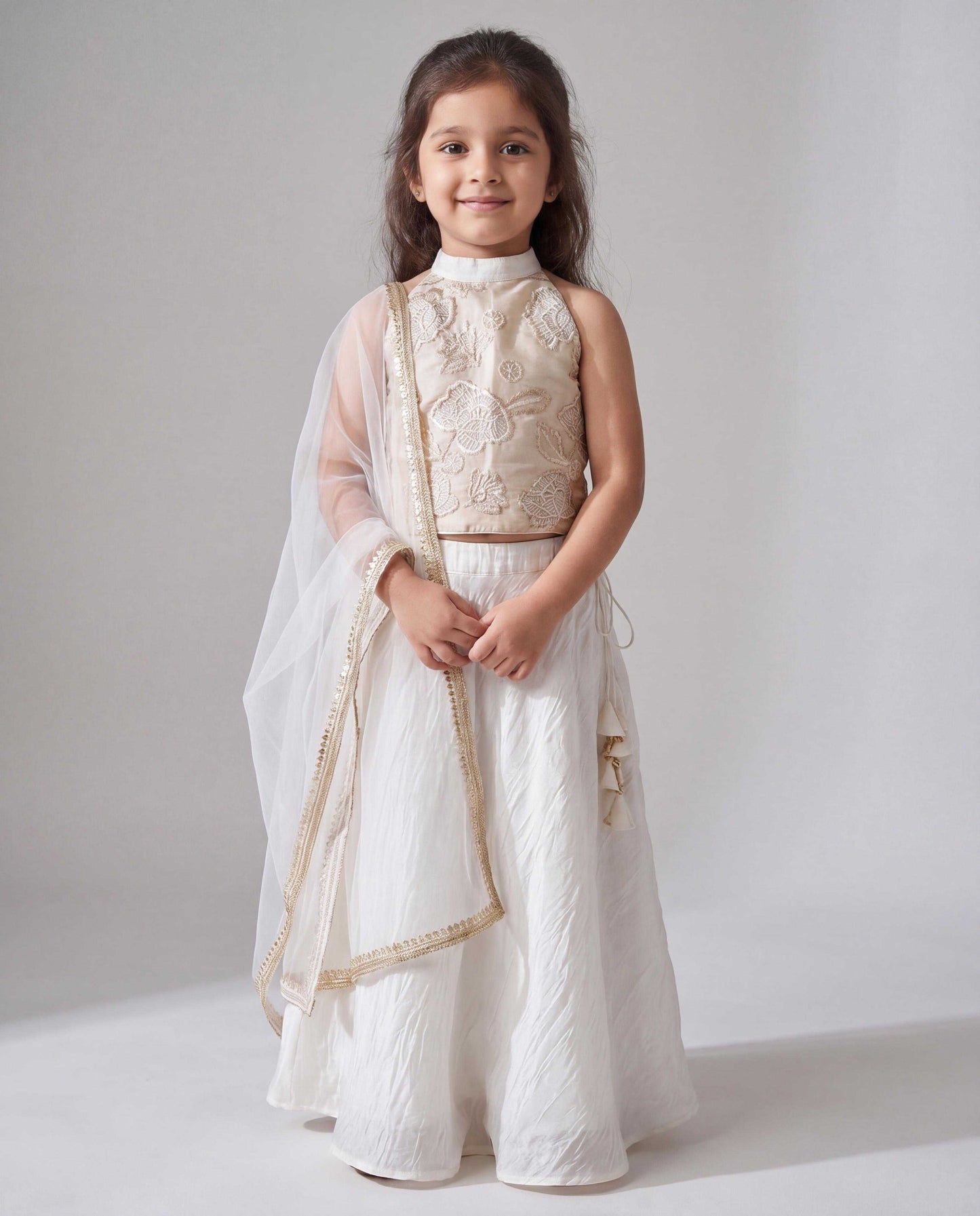 Silk Mother Daughter Casual Dress