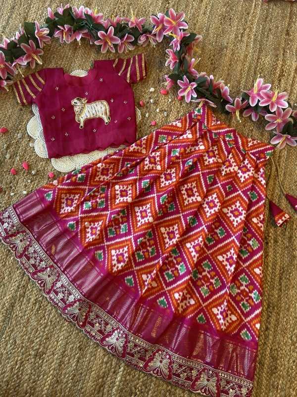 Anahita Cotton Kids Lehenga