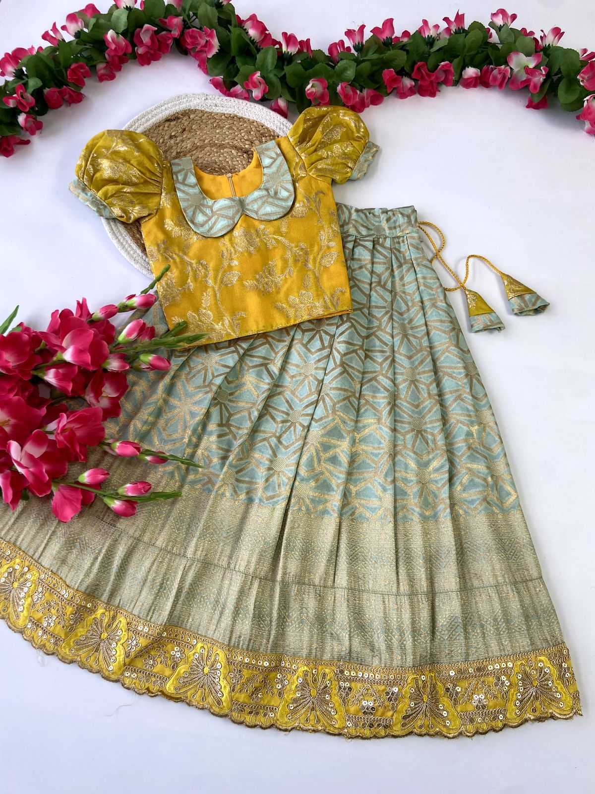 Arshia Cotton Kids Lehenga
