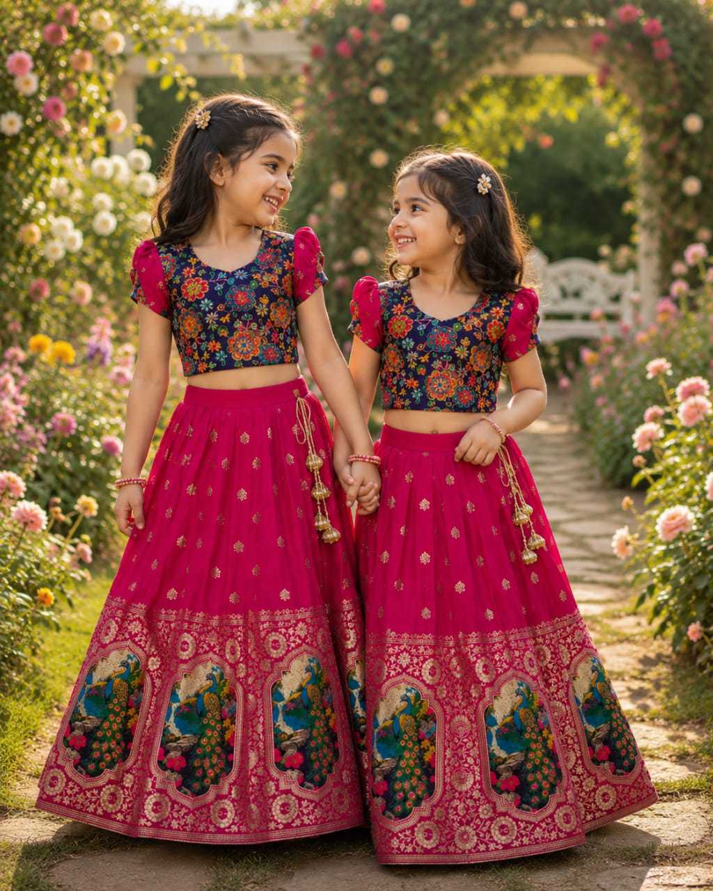 Crepe Kids Lehenga