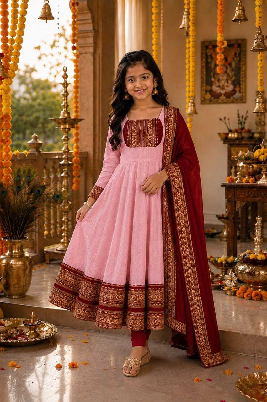 Riya Cotton Kids Gown