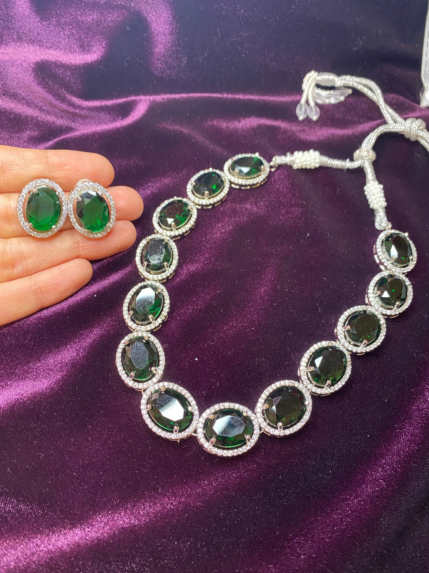 CZ American Diamond Necklace