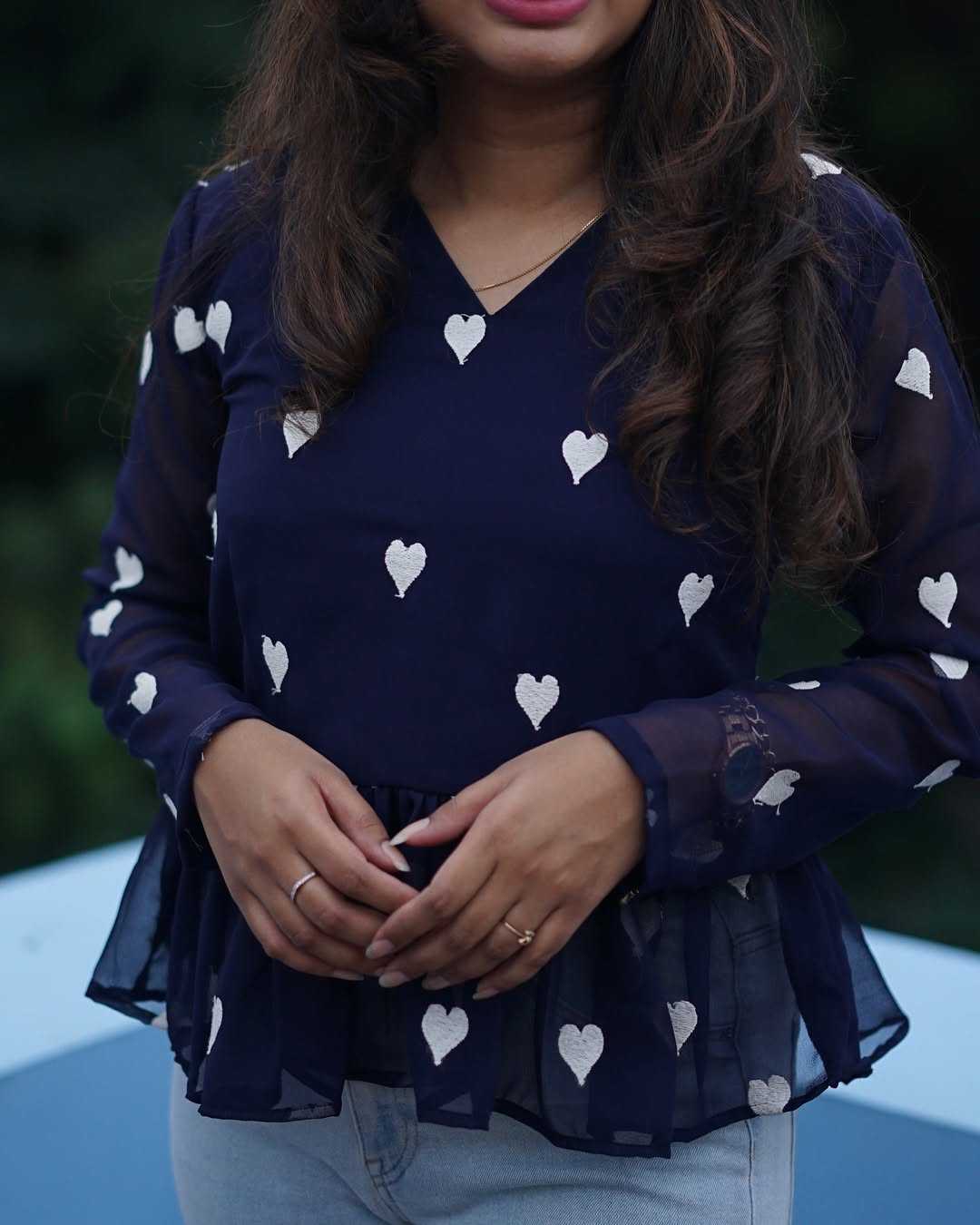 Faux Georgette Top