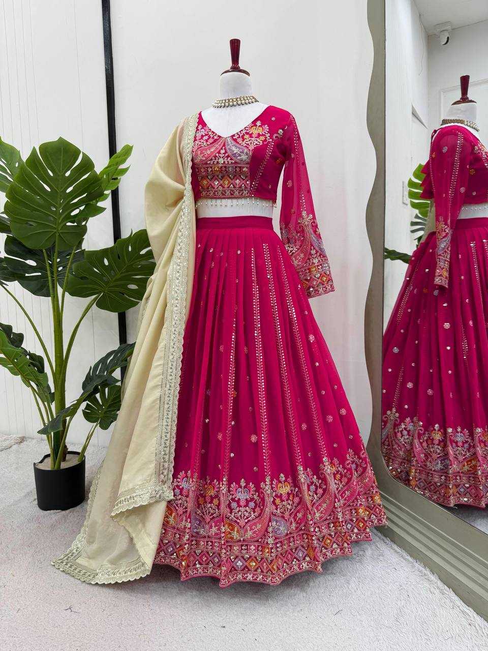 Faux Georgette Designer Lehenga