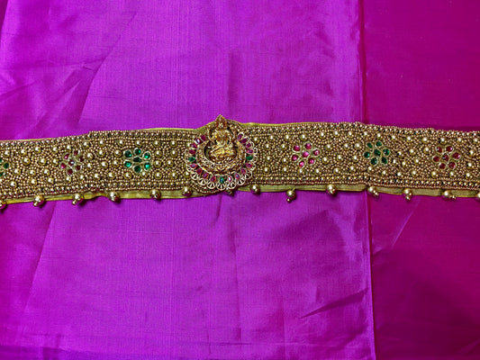 Aari Maggam work Laxmi Belt | Size- 25"-38"