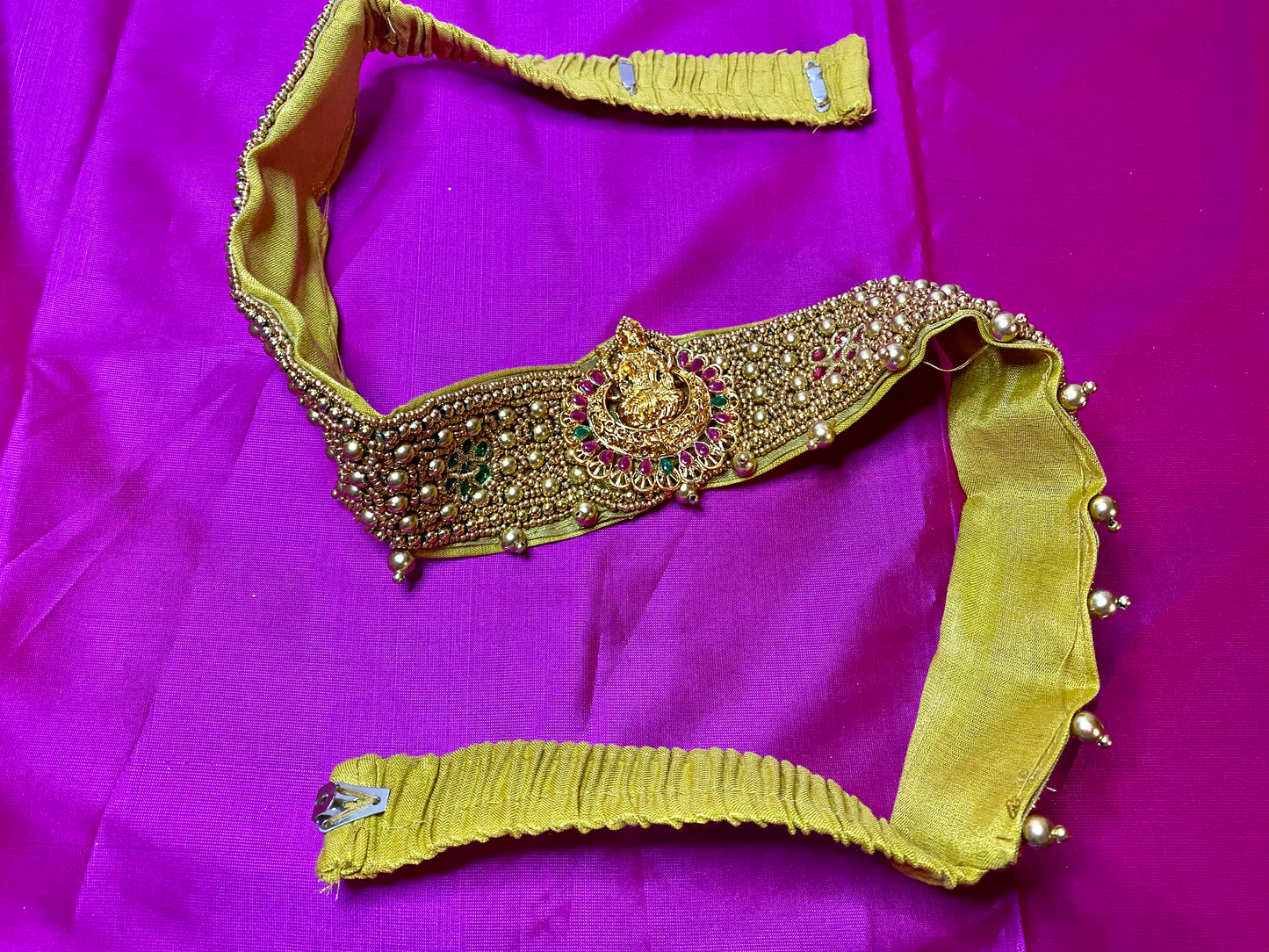 Aari Maggam work Laxmi Belt | Size- 25"-38"