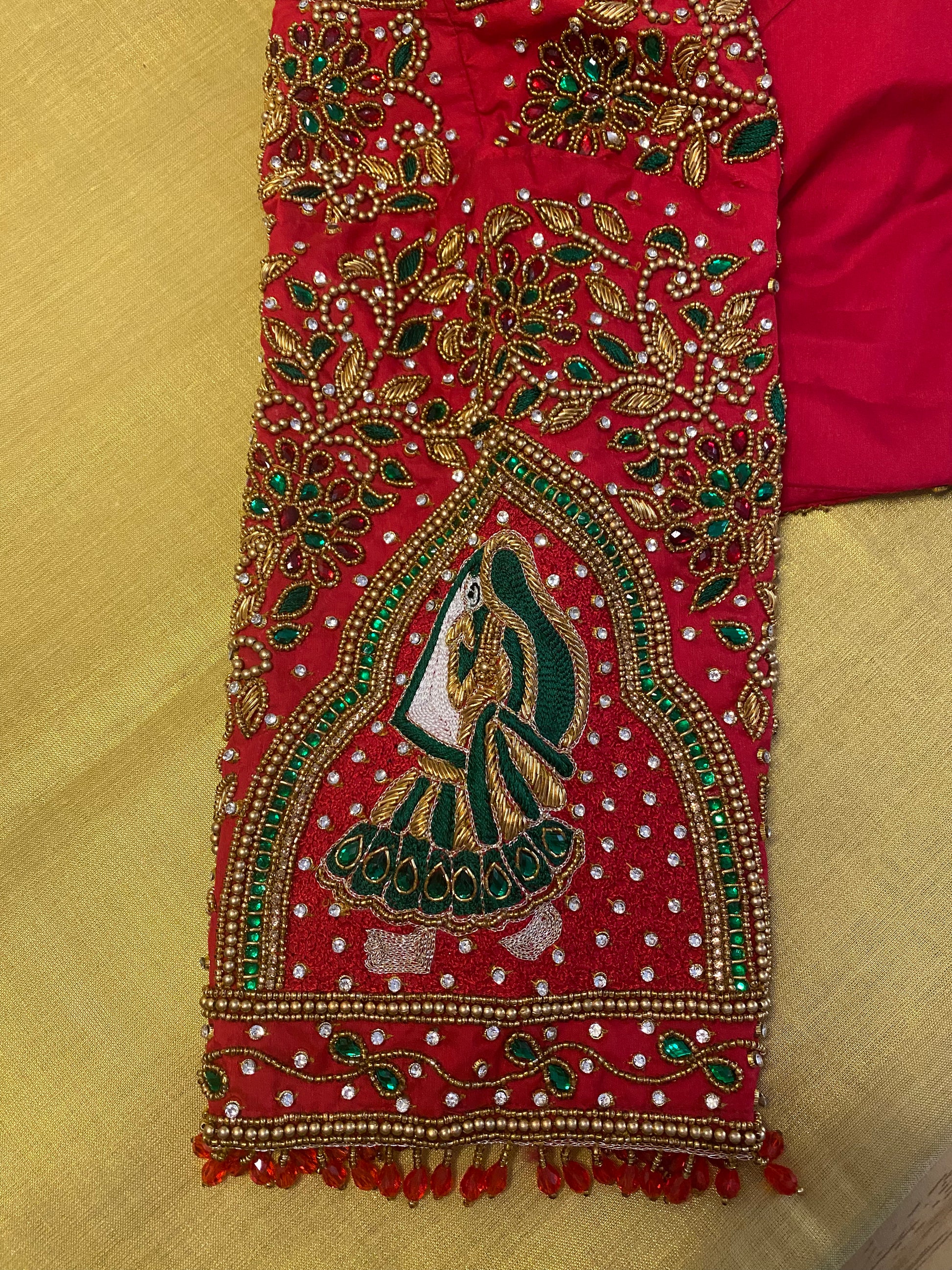 Bridal Doli Design Maggam Aari blouse |PrincessCut Padded 38