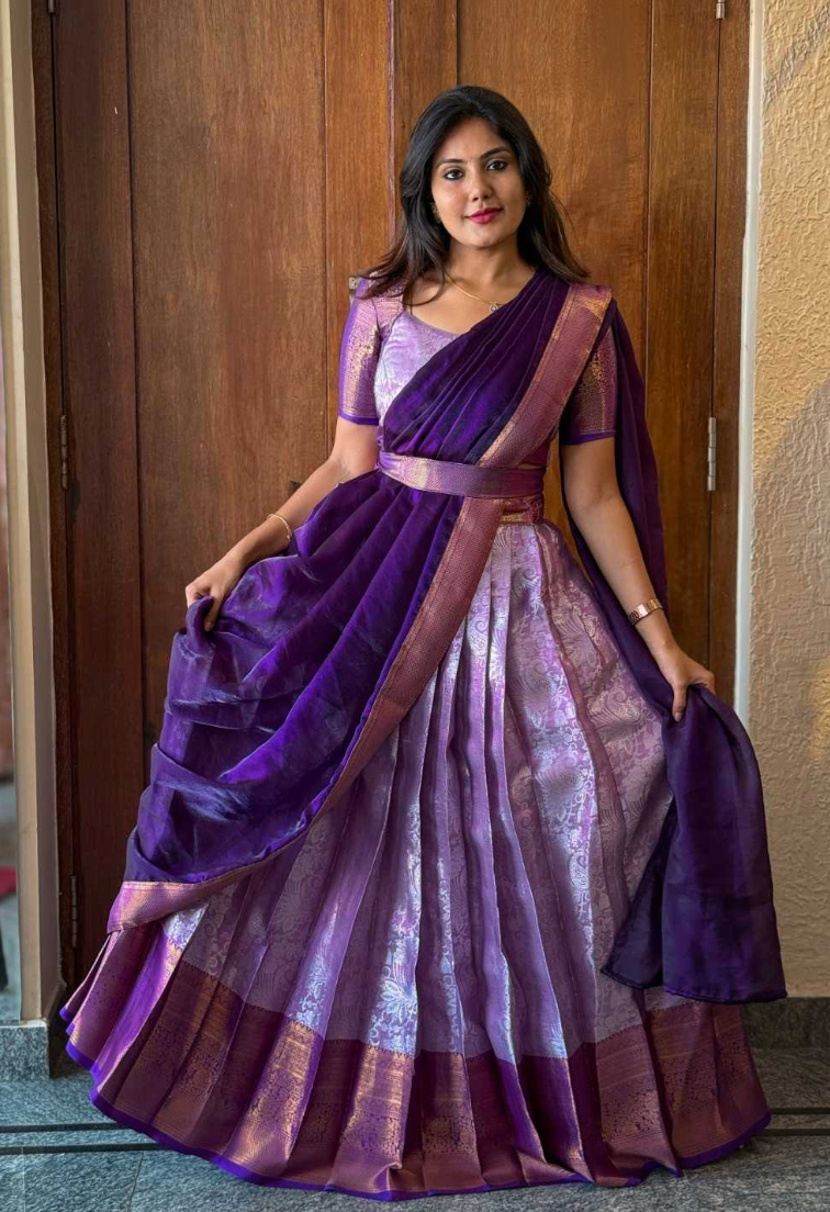 Kanjivaram Silk  Lehenga