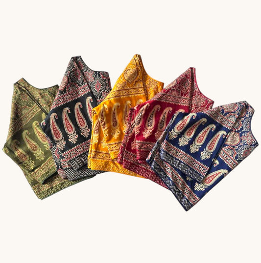 Ajrakh Cotton  Readymade Blouses