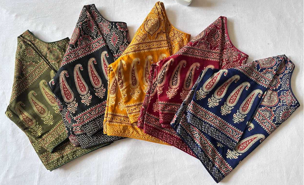 Ajrakh Cotton  Readymade Blouses