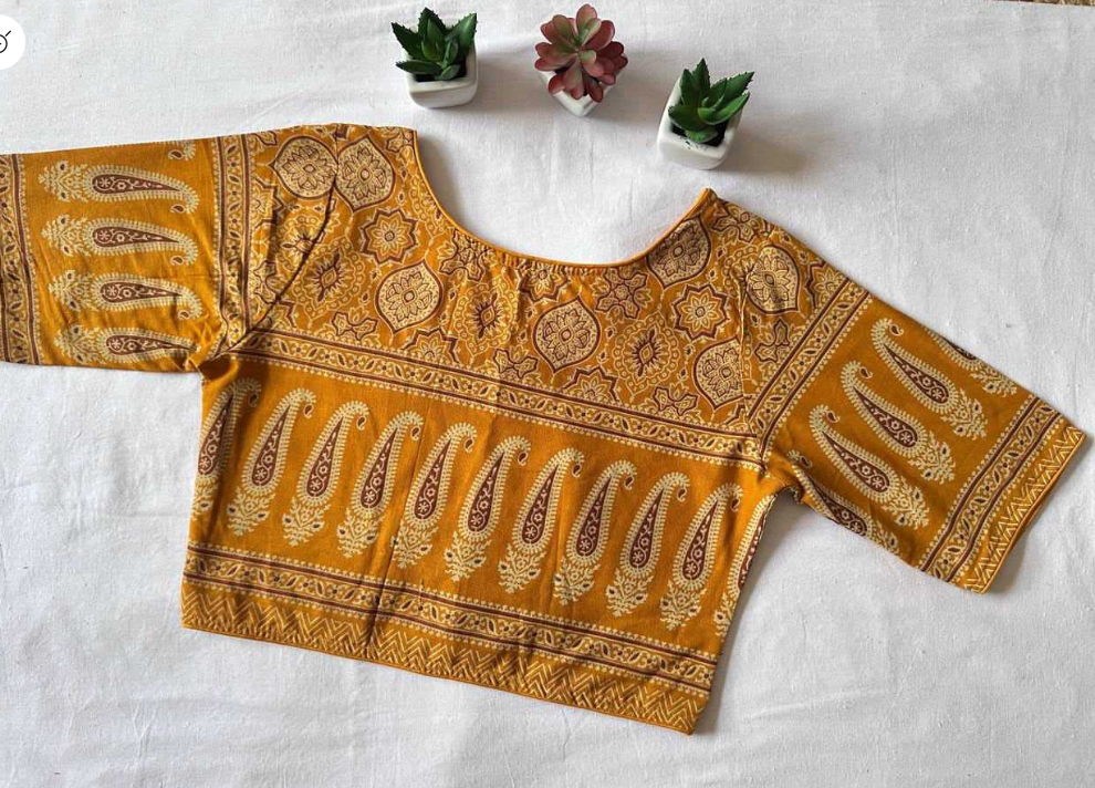 Ajrakh Cotton  Readymade Blouses