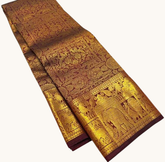 Banarasi Soft Silk Traditional Saree With Blouse Piece