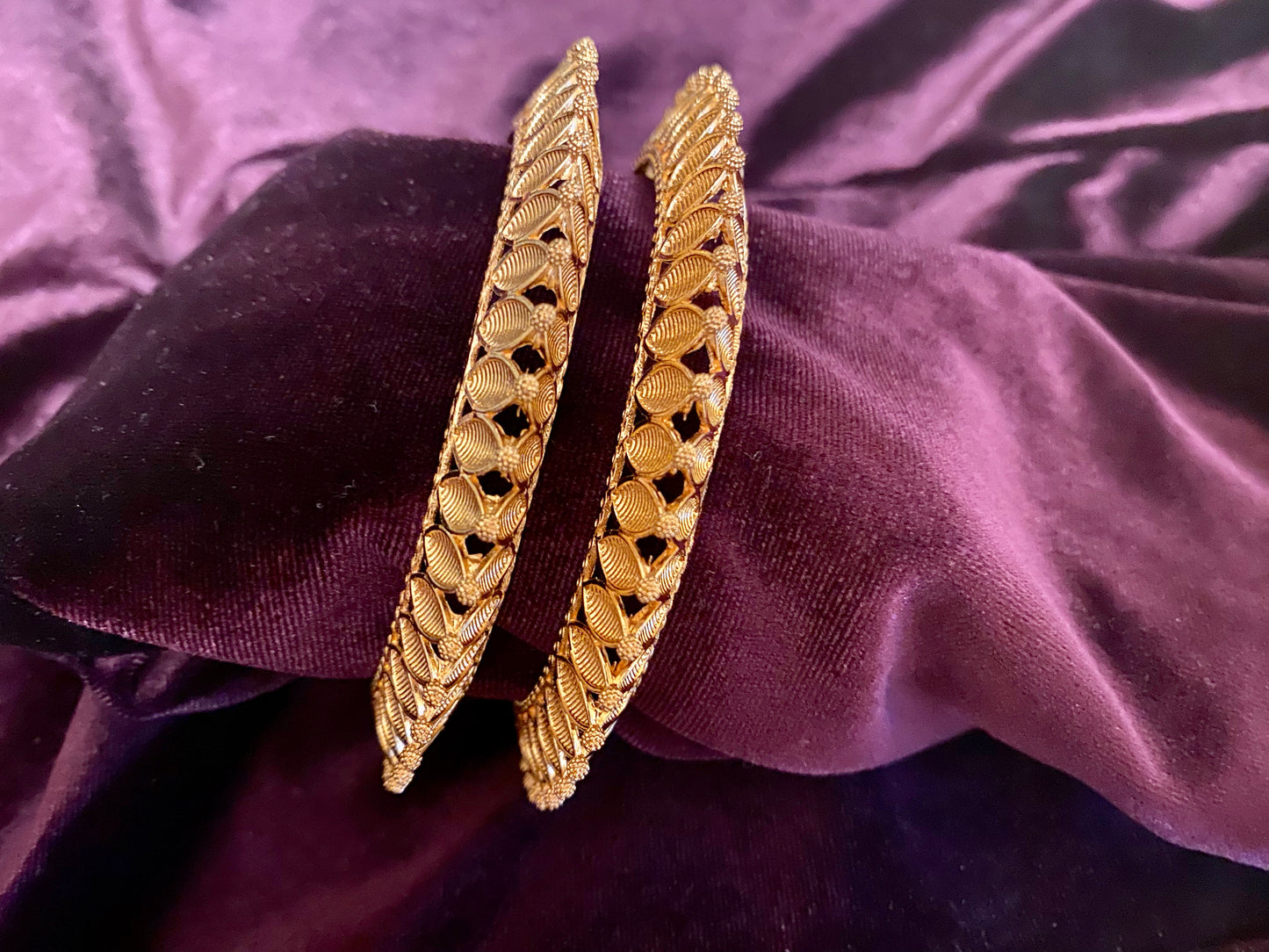 Golden Kada Bangles