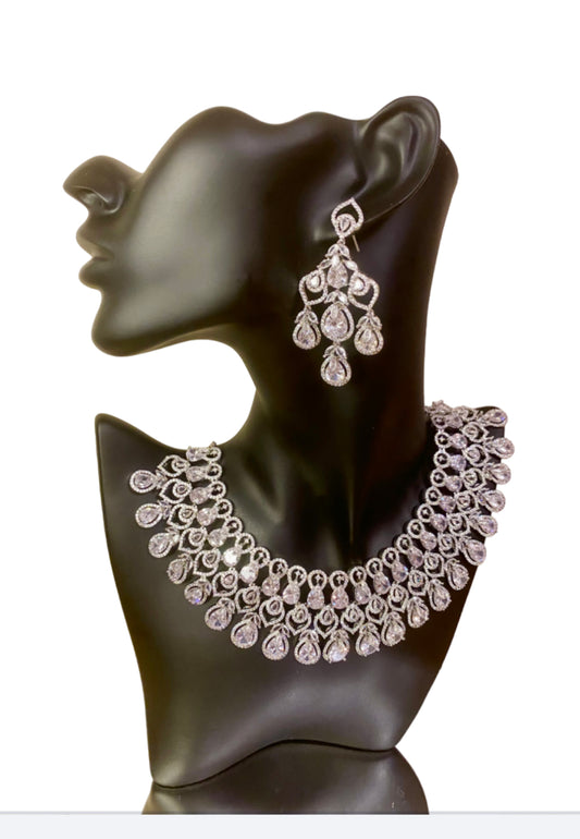 CZ American Diamond Necklace