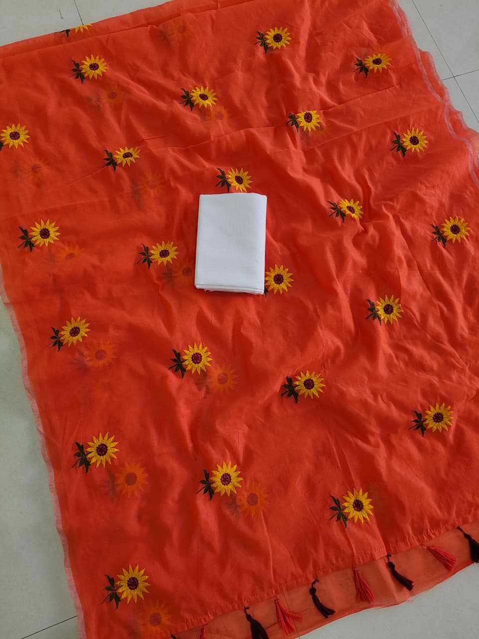Chanderi Cotton Designer Saree JT-139419