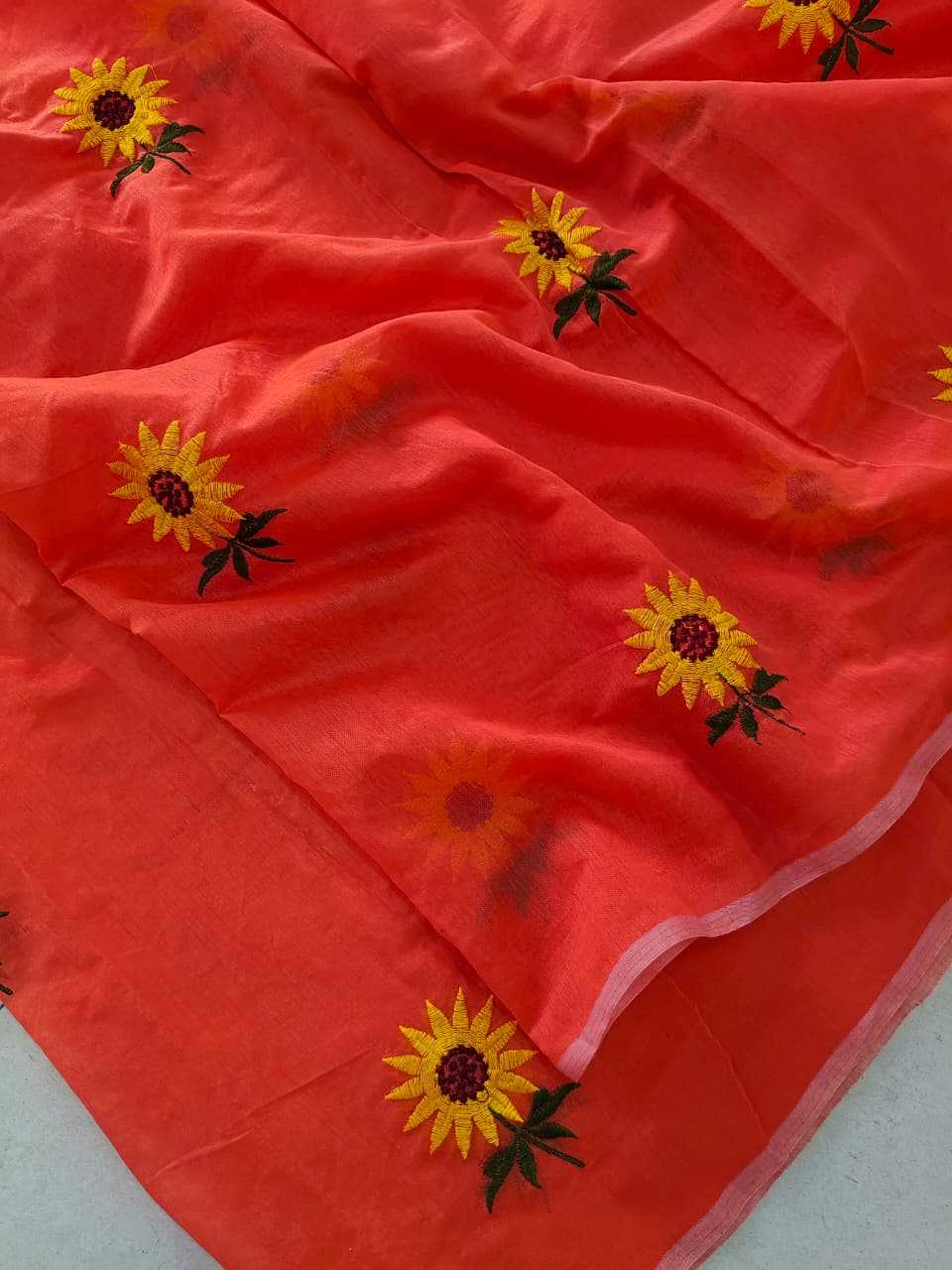 Chanderi Cotton Designer Saree JT-139419