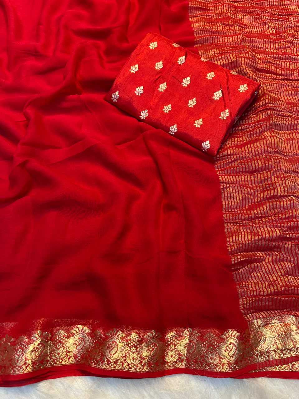 Dola Silk Designer Saree in Hot Pink