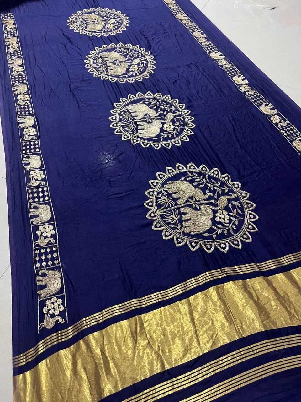 Gajji Silk Designer Saree