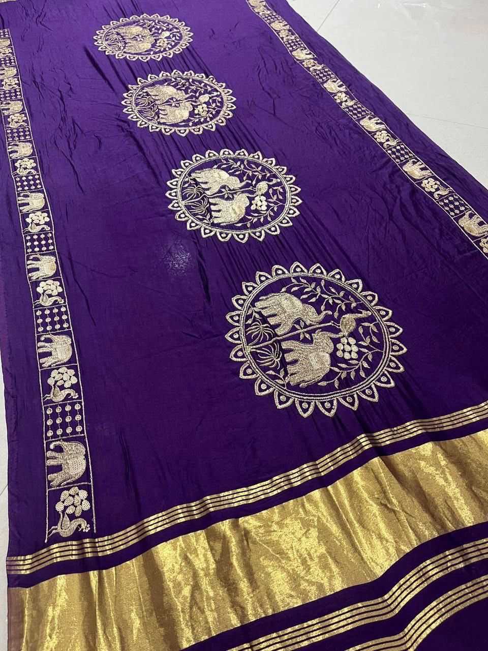 Gajji Silk Designer Saree