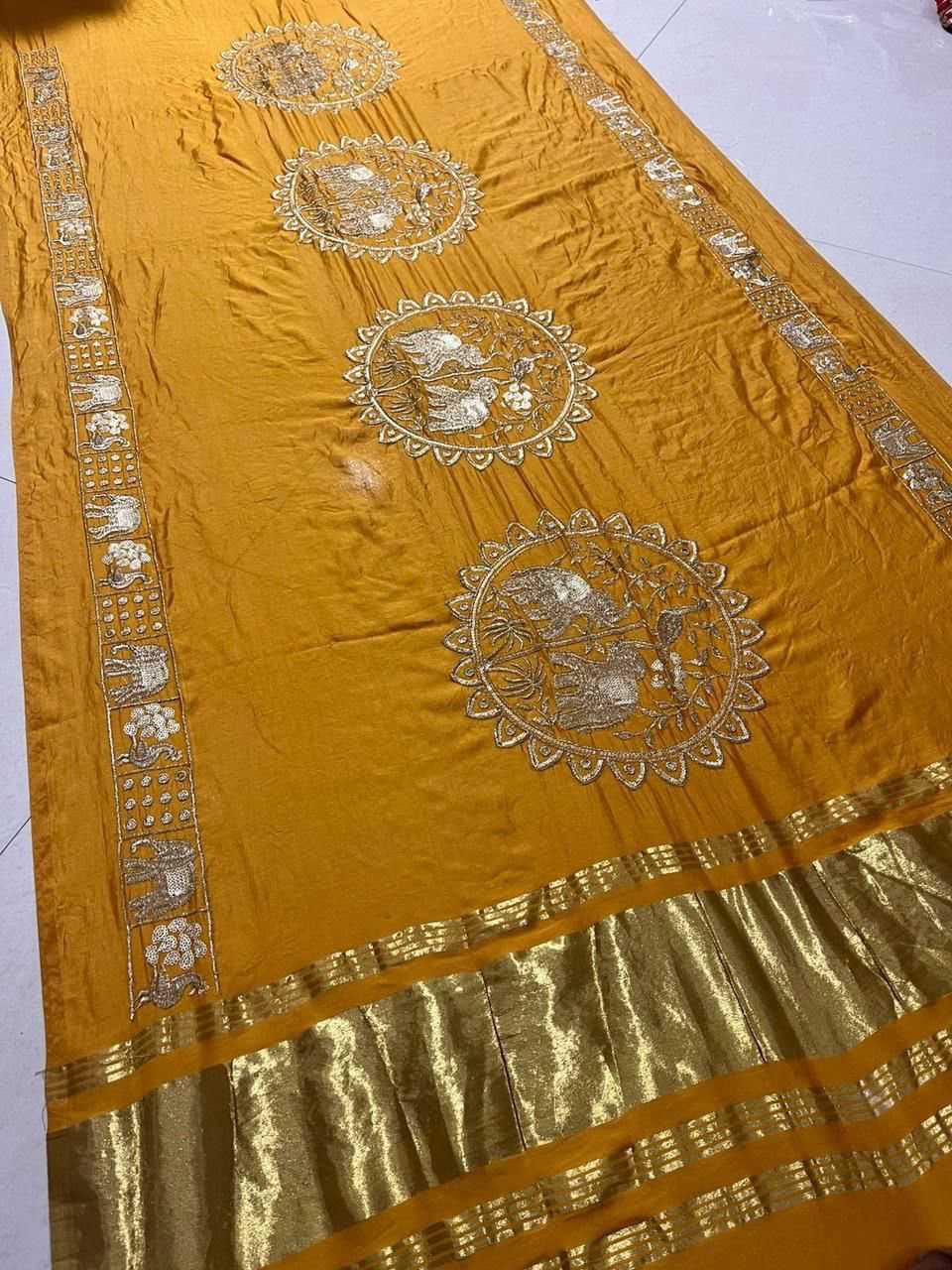 Gajji Silk Designer Saree