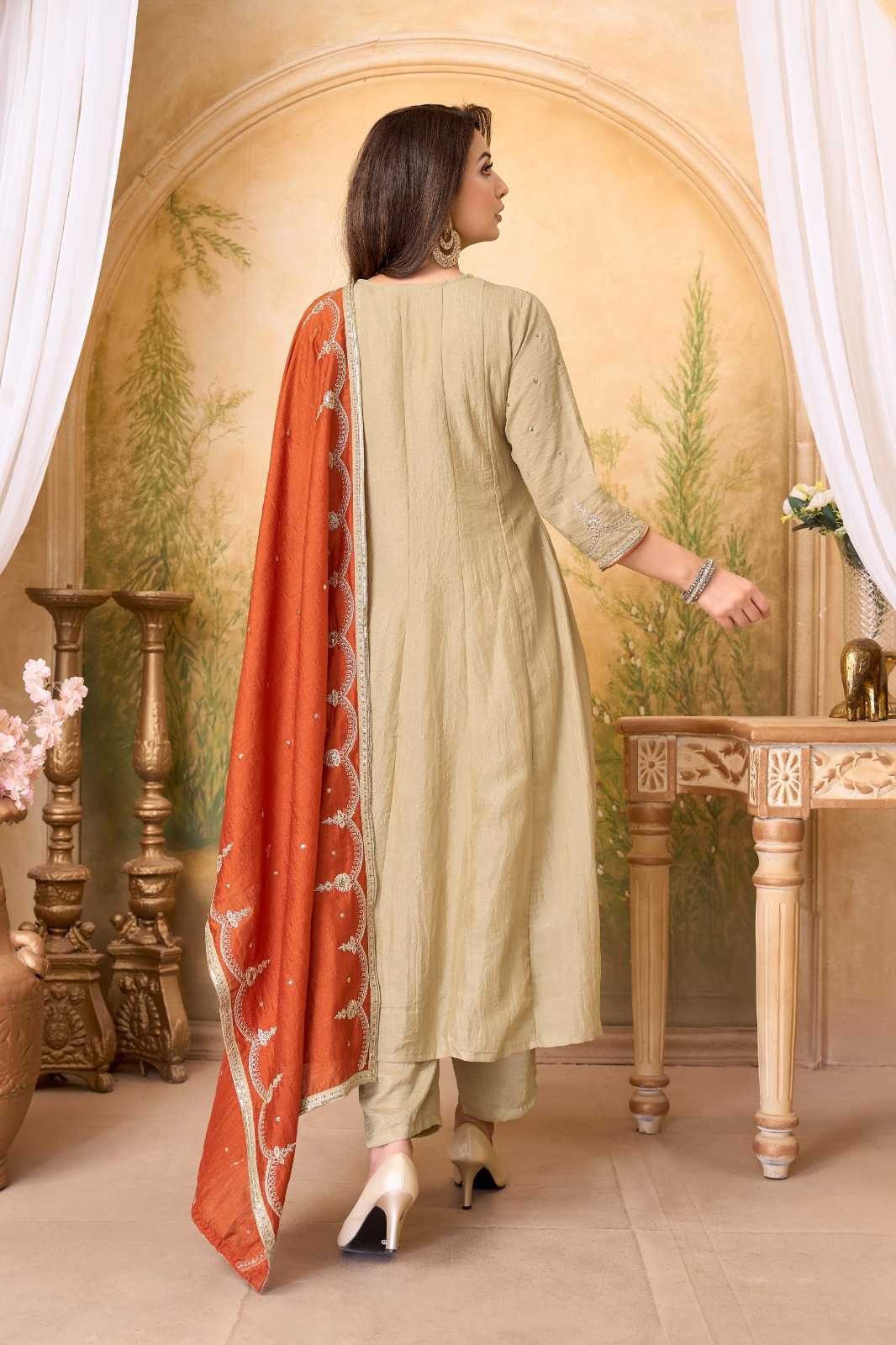 Vichitra Silk Ladies Suit