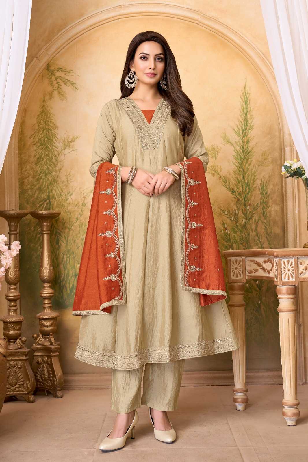 Vichitra Silk Ladies Suit