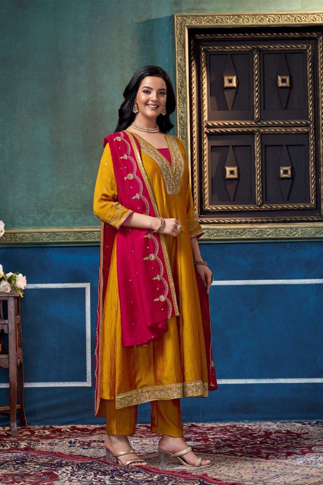 Vichitra Silk Ladies Suit