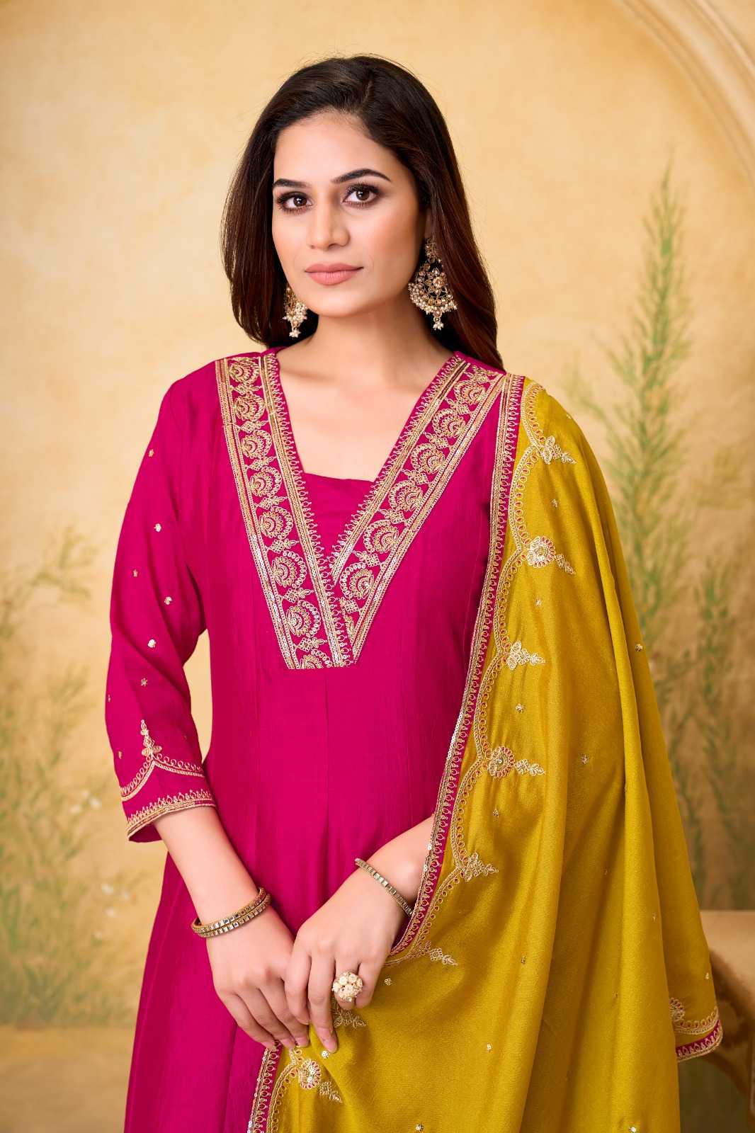 Vichitra Silk Ladies Suit