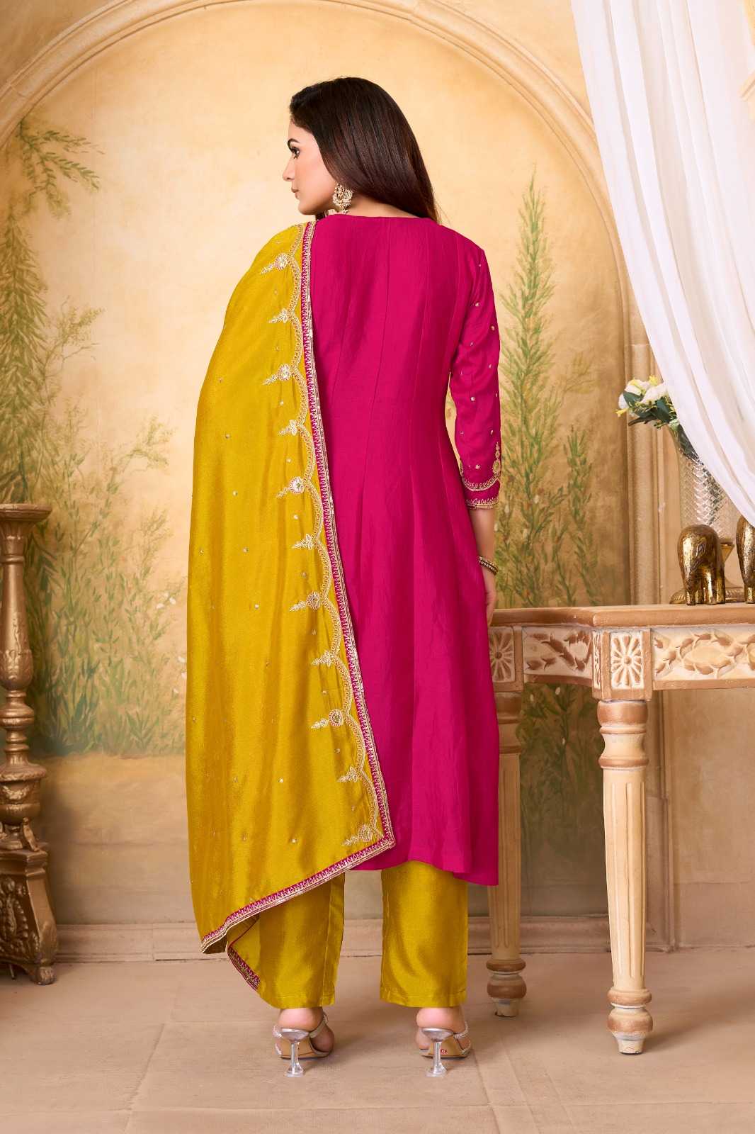Vichitra Silk Ladies Suit