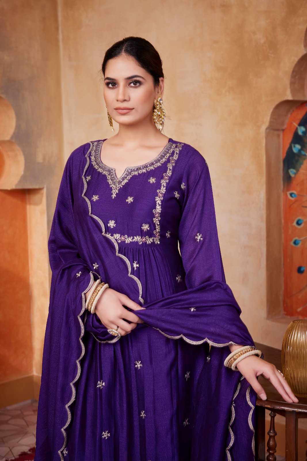 Chinon Embroidery Suit