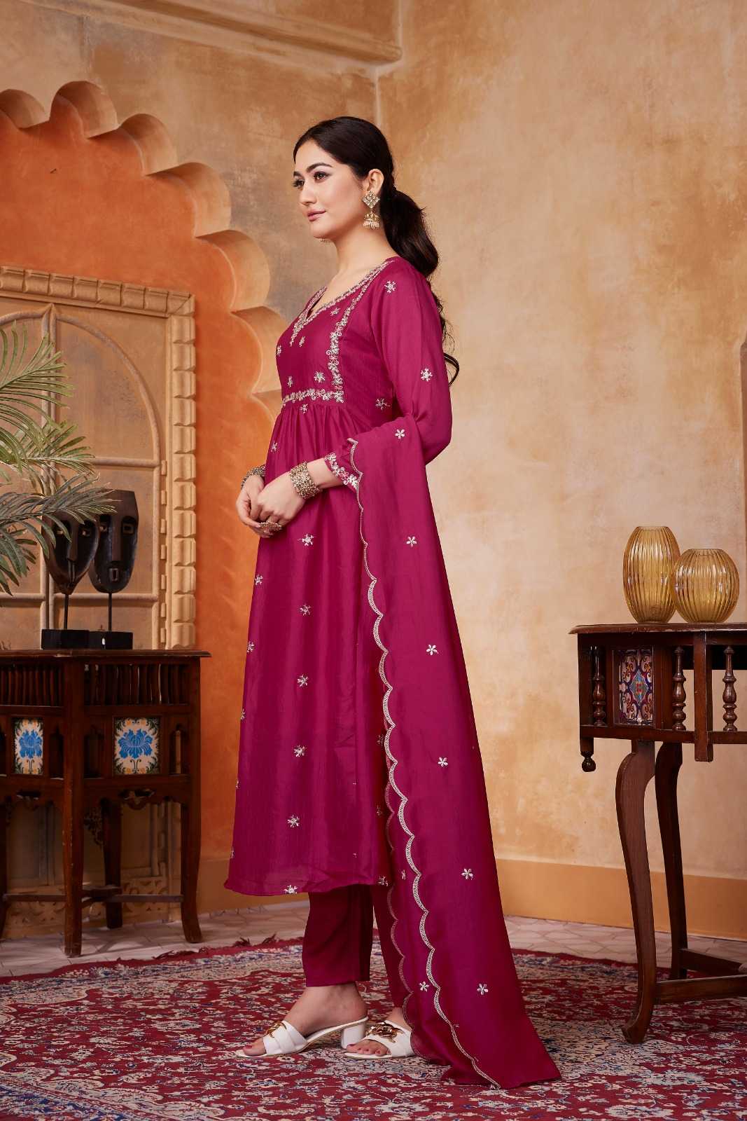 Chinon Embroidery Suit
