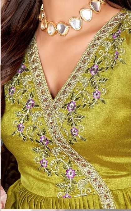Vichitra Silk Embroidery Suit
