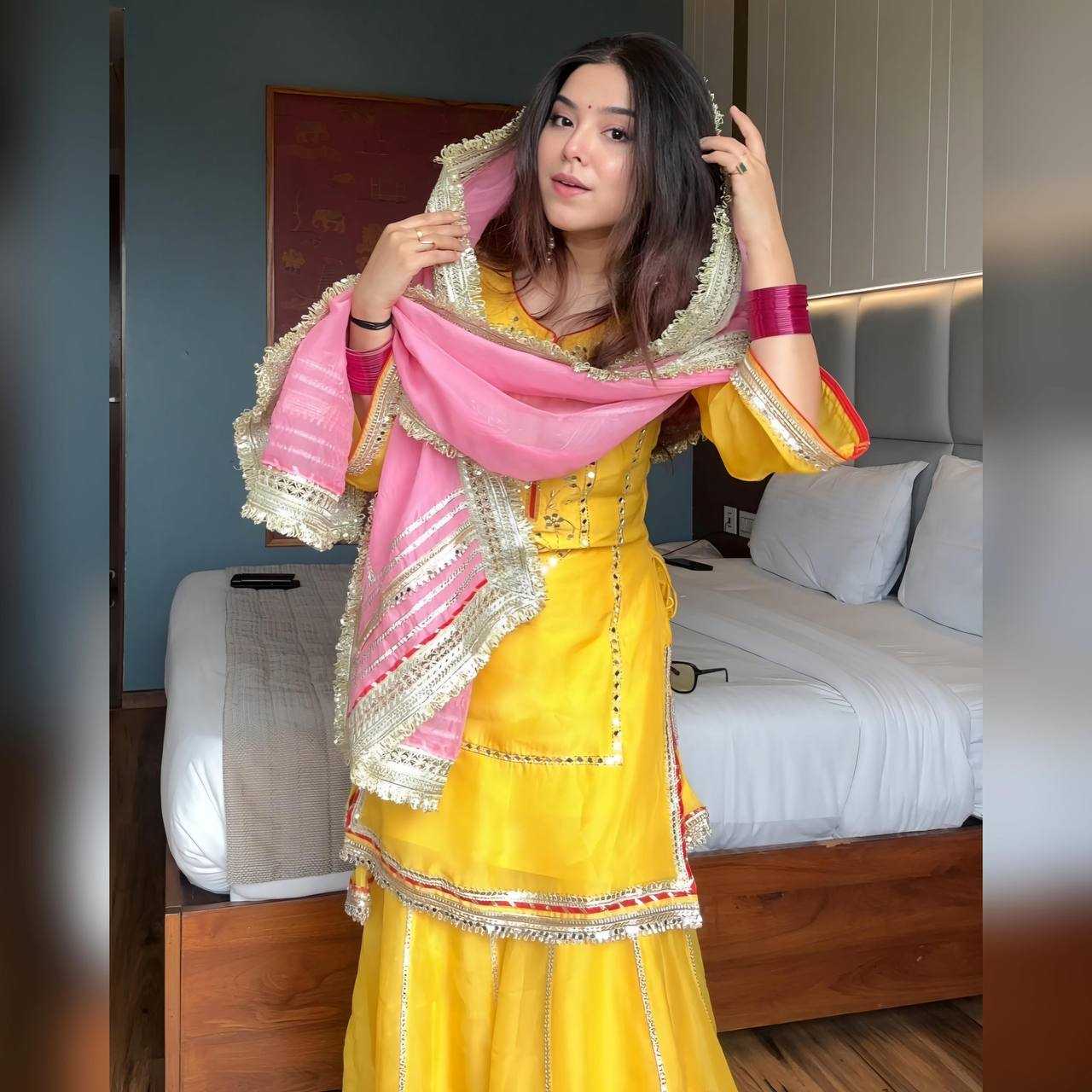 Georgette Sharara Salwar Suit