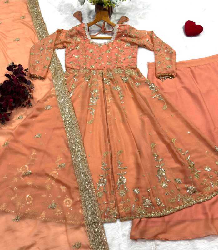 Georgette Designer Lehenga 6108