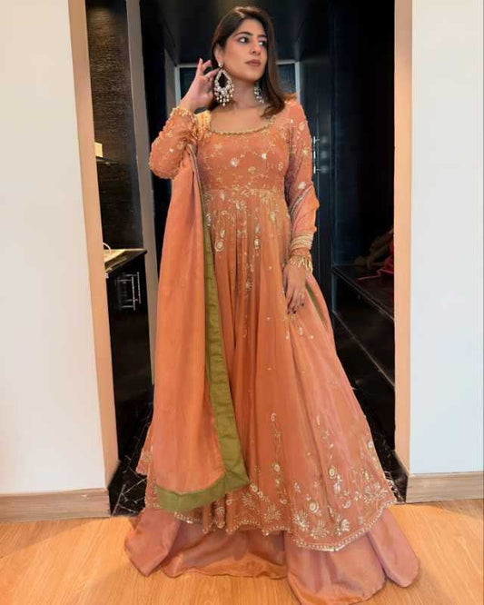 Georgette Designer Lehenga 6108