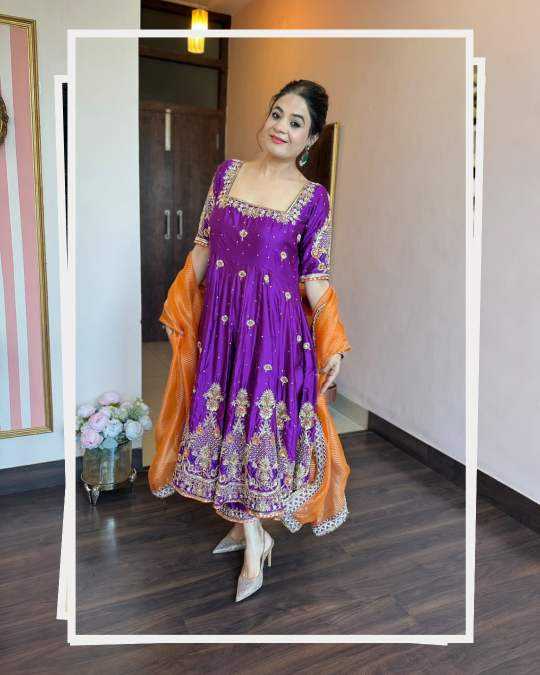 Embroidery Gown