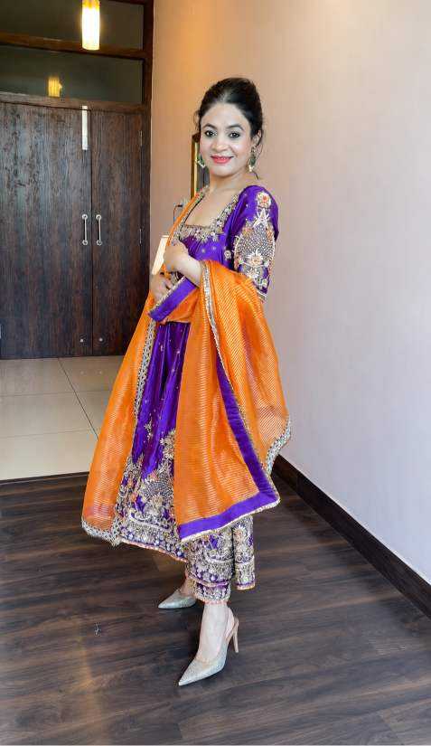 Embroidery Gown