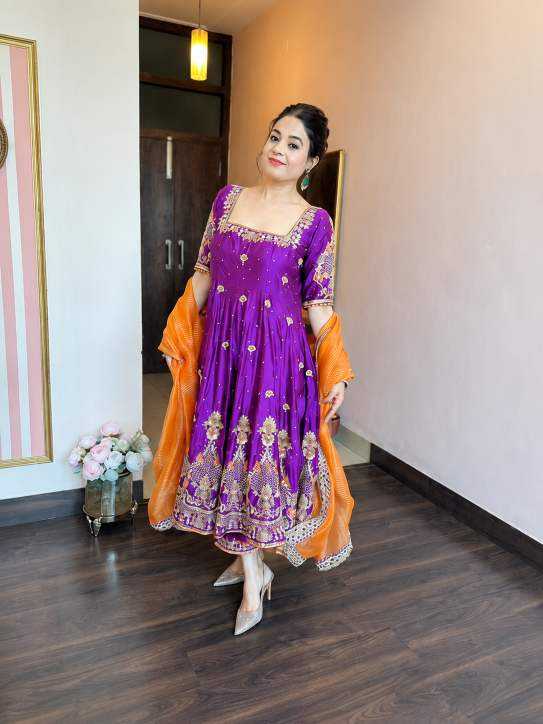 Embroidery Gown