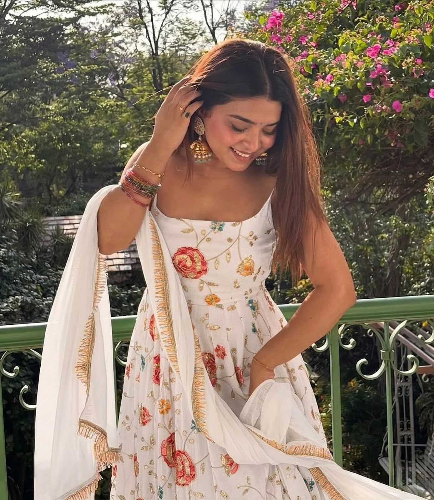 Embroidery Gown