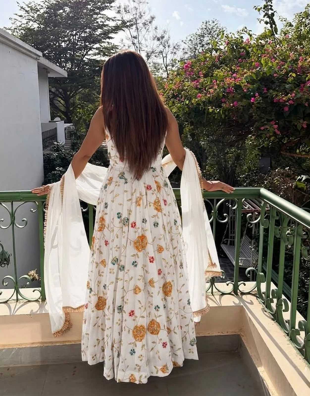 Embroidery Gown