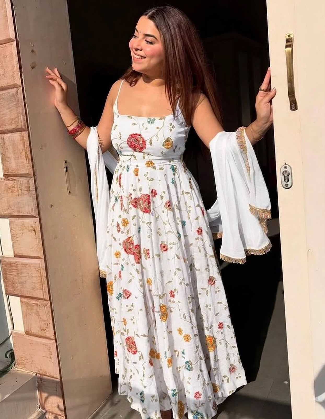 Embroidery Gown