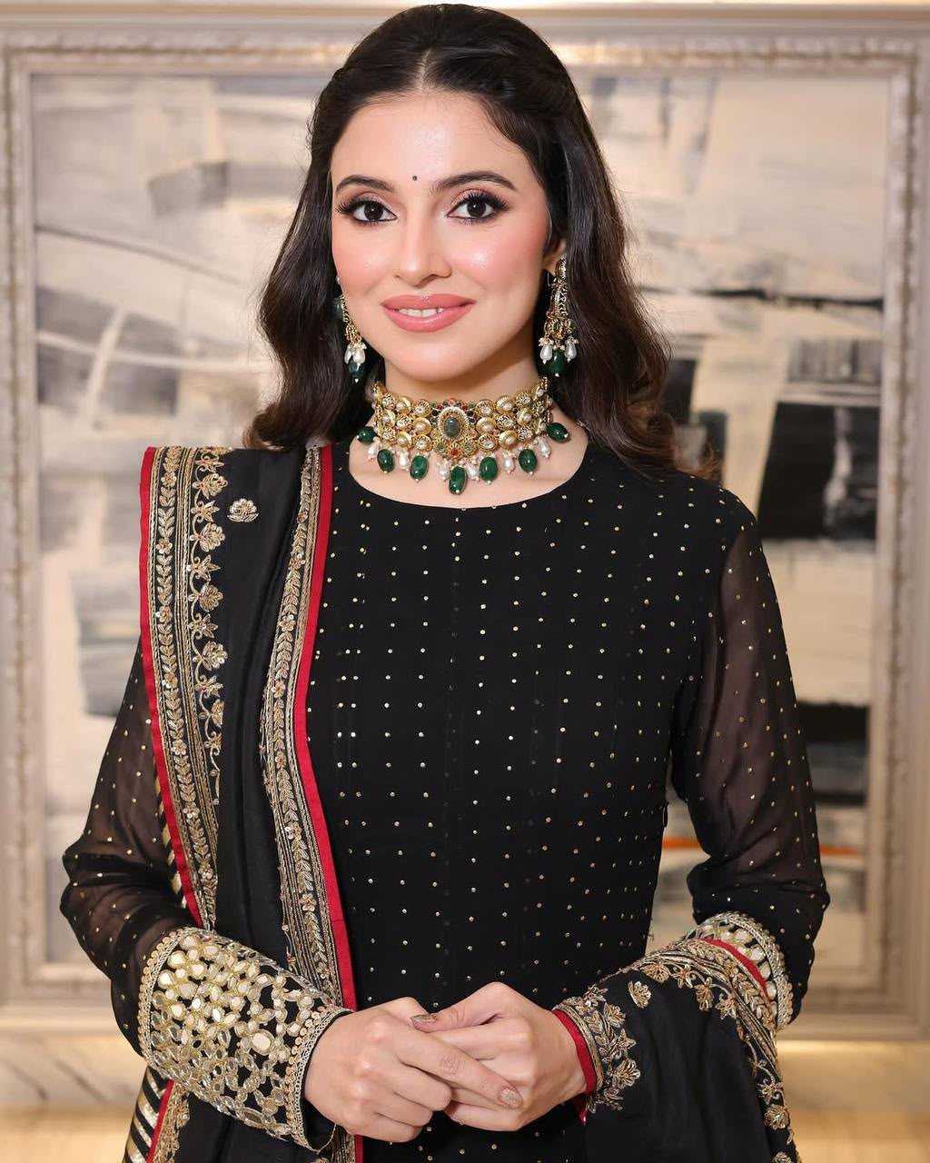 Embroidery Gown