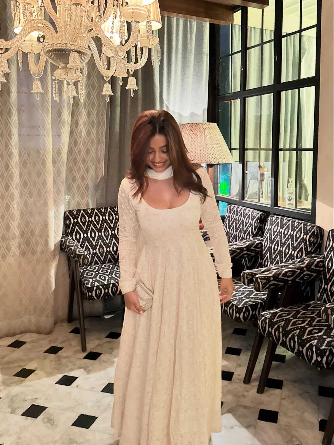 Embroidery Gown