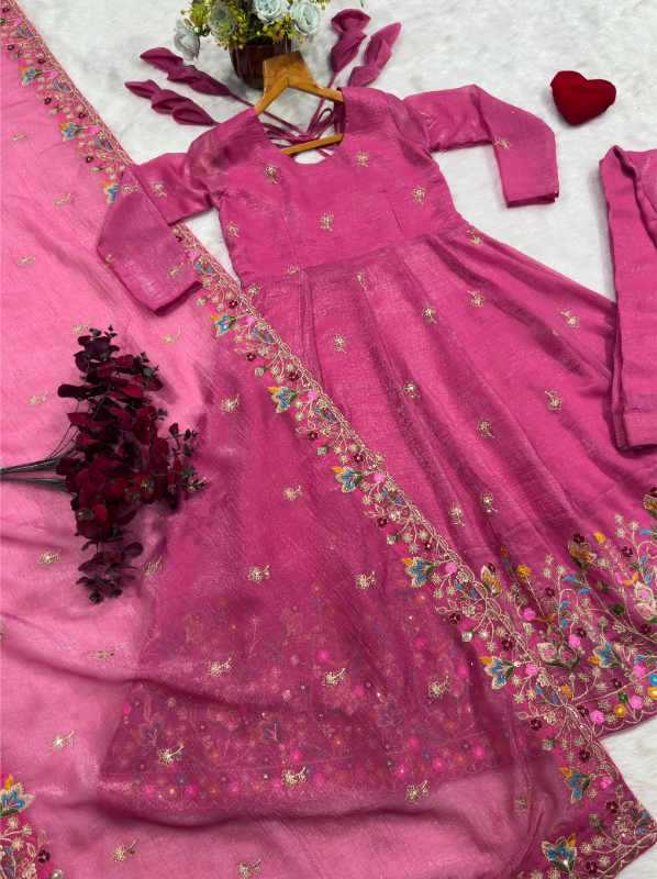 Crunchi Anarkali Gown 6138