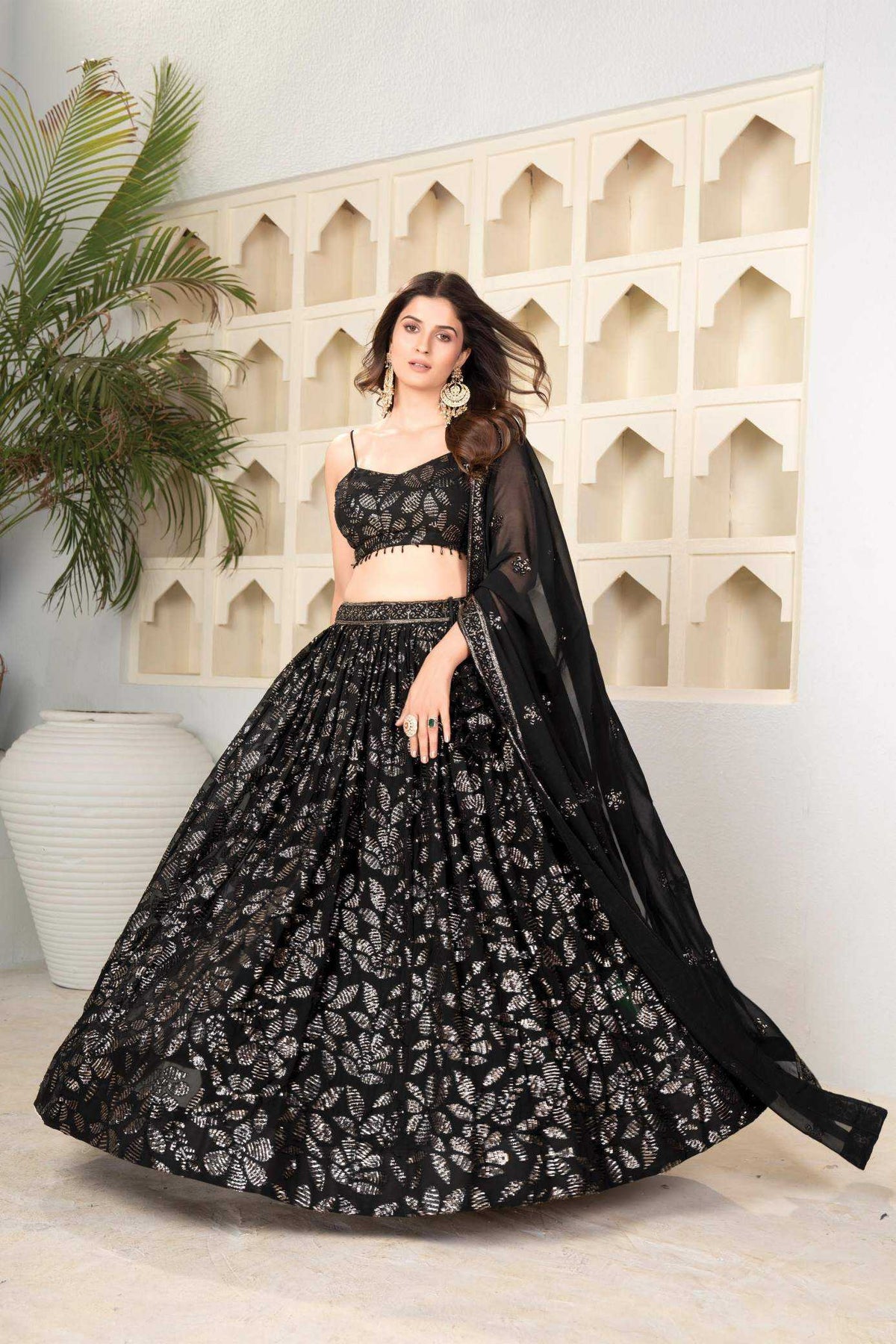 Faux Blooming Fancy Lehenga