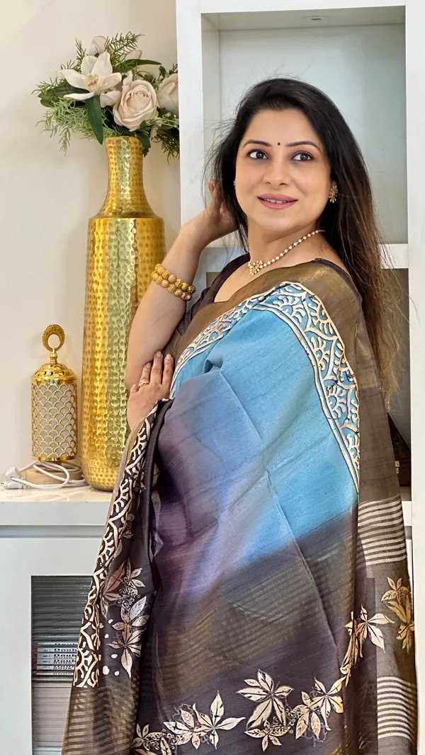 Tussar Silk Saree