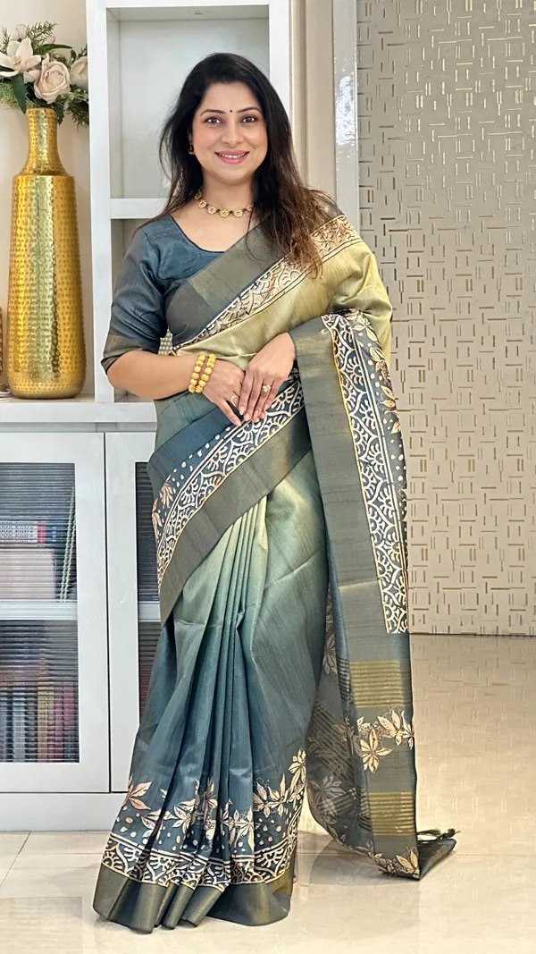 Tussar Silk Saree